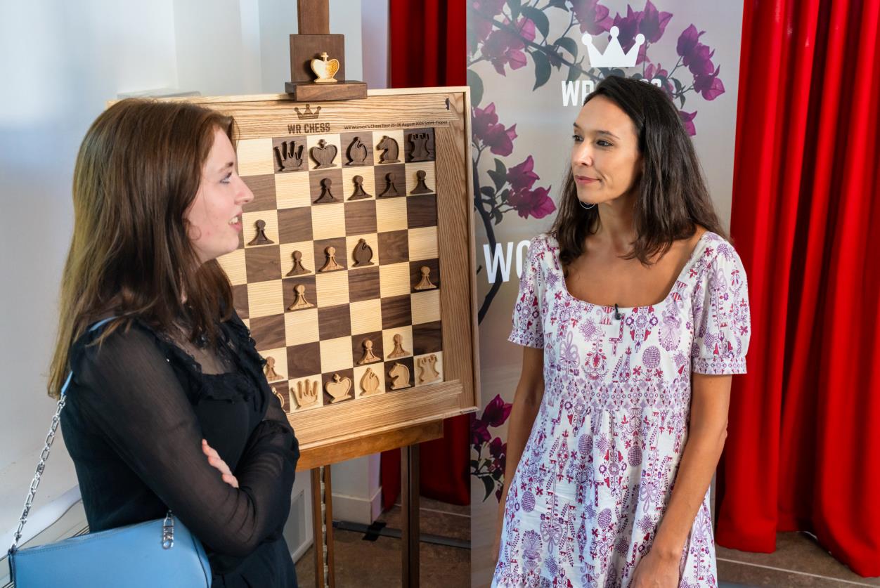 Eline Roebers with Fiona Steil-Antoni in Saint-Tropez
