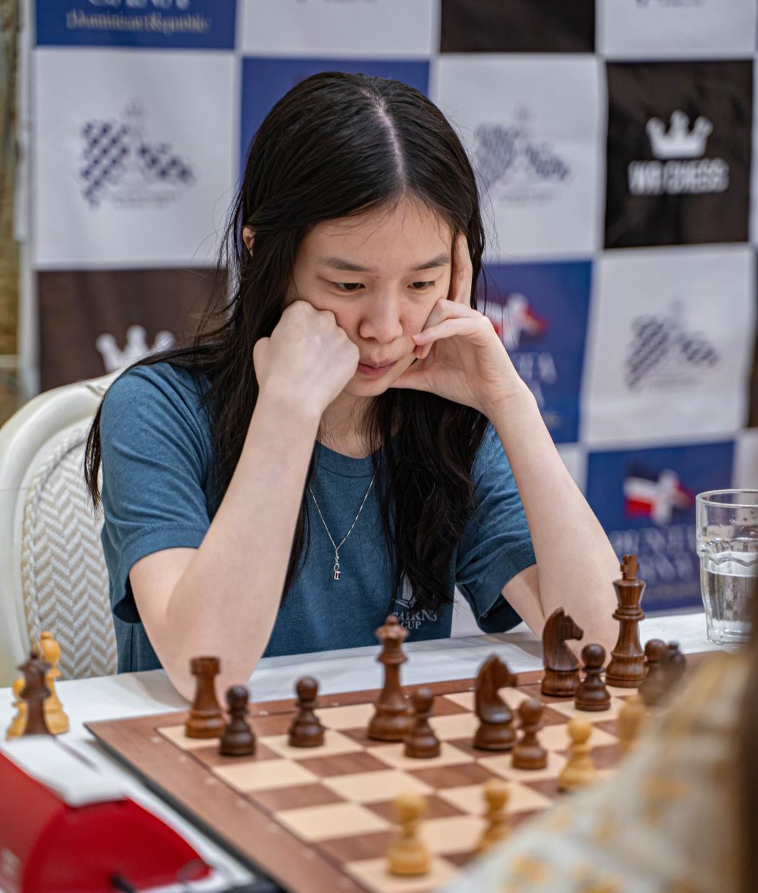 Alice Lee at the board in Punta Cana